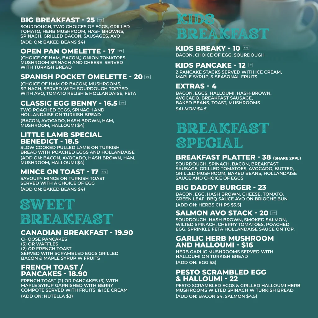 best restaurant menus